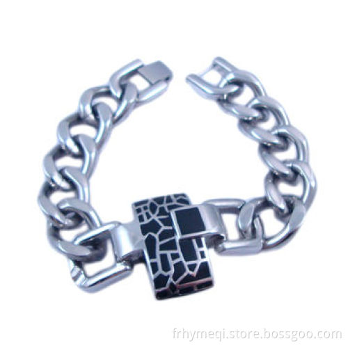 Stainless steel bracelet, fashionable, customized lengths are accepted